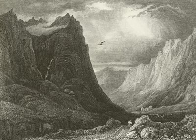 Glencoe, geçişe bakıyor by English School