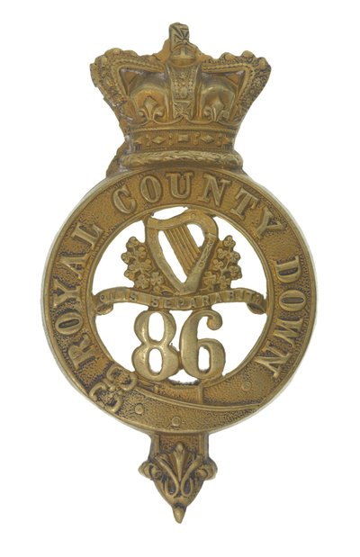 Glengarry rozeti, c.1874-81 (pirinç) by English School