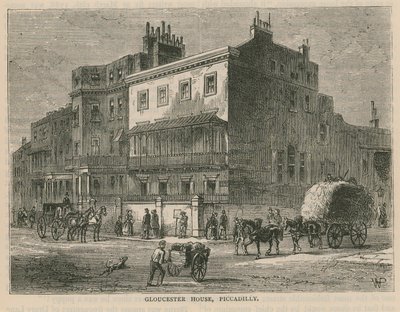 Gloucester Evi, Piccadilly, Londra by English School