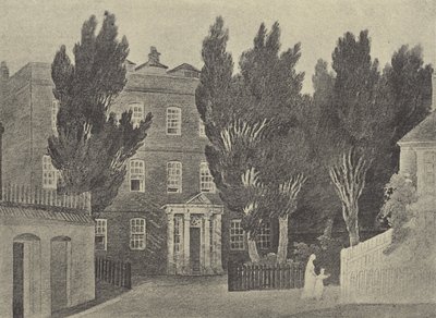 Godolphin Evi (gravür) by English School
