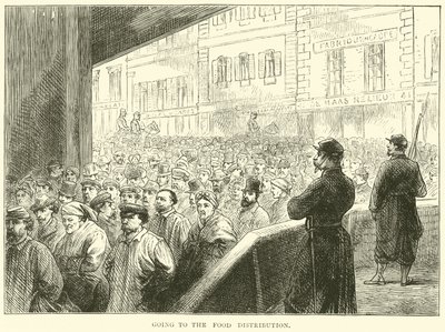 Gıda dağıtımına gitmek, Mart 1871 by English School