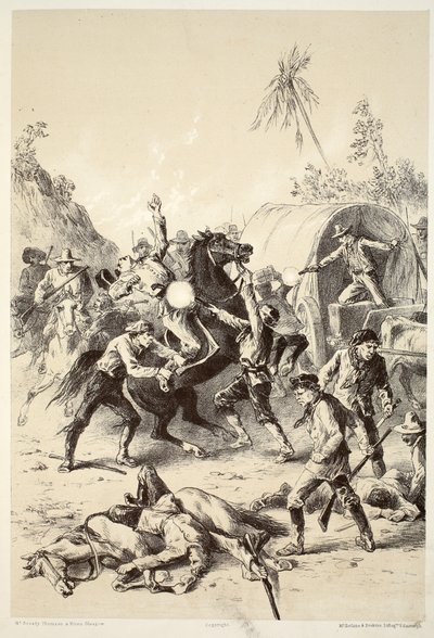 Altın eskort Bush Rangers tarafından saldırıya uğradı, David Blair, McGrady, Thomson ve Niven tarafından yazılan The History of Australasia, 1879 by English School