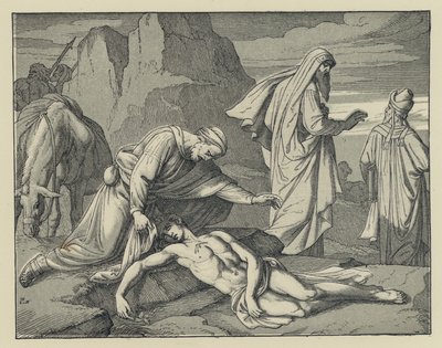 İyi Samaritan (gravür) by English School