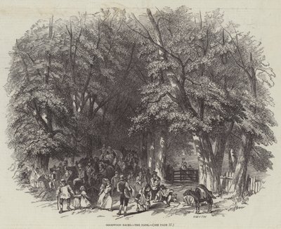 Goodwood Races, Park (gravür) by English School