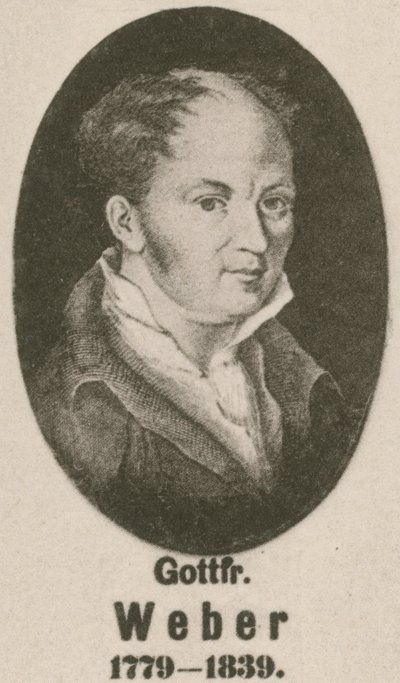 Gottfried Weber (gravür) by English School