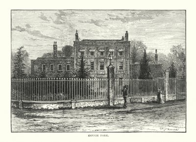 Gough Park (gravür) by English School