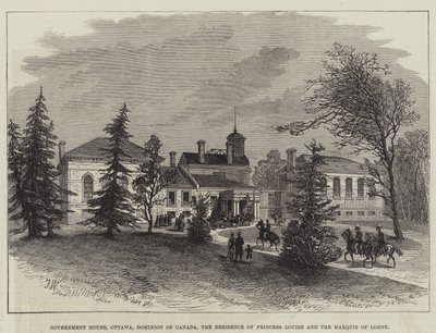 Hükümet Konağı, Ottawa, Kanada Dominion, Prenses Louise
