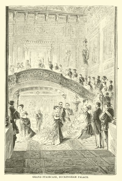 Büyük Merdiven, Buckingham Sarayı by English School