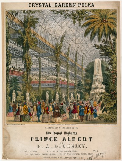 Büyük Sergi, 1851, Crystal Garden Polka by English School