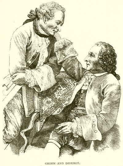 Grimm ve Diderot by English School