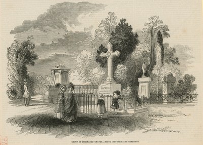 Grup süslü mezarlar by English School