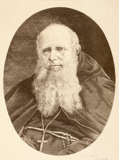 Guglielmo Massaia (litho) by English School