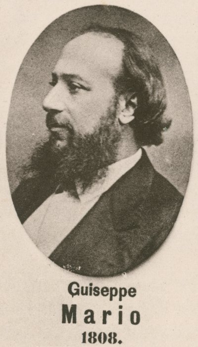 Guiseppe Mario (gravür) by English School