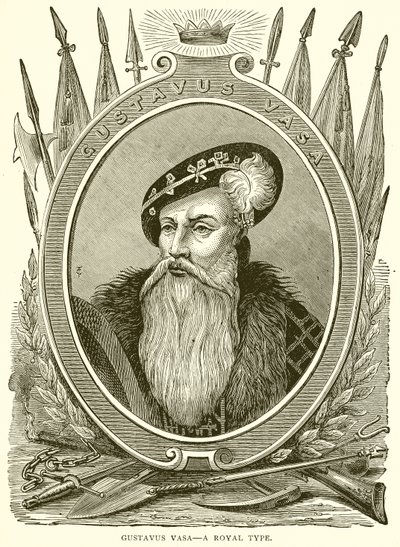 Gustavus Vasa - Bir Kraliyet Tipi by English School
