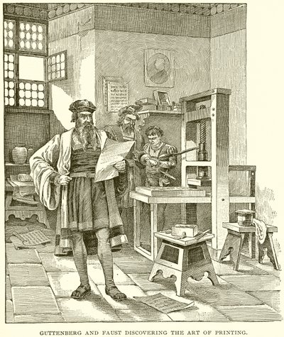Guttenberg ve Faust Baskı Sanatını Keşfediyor by English School