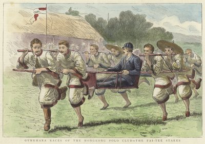Hong Kong polo kulübünün Gymkhana yarışları by English School