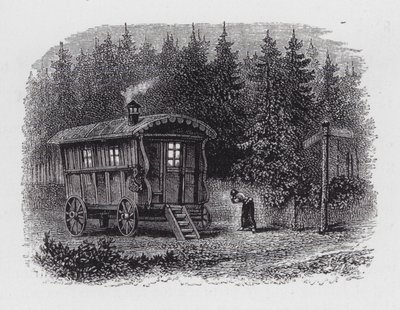 Çingene Karavanı (gravür) by English School