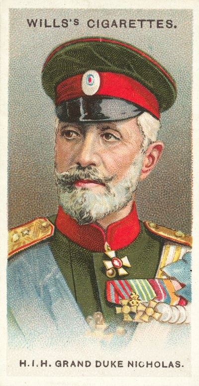 HIH Grandük Nicholas (kromolitho) by English School