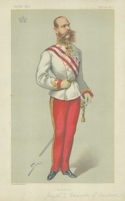 HI & RM Francis Joseph I, Avusturya-Macaristan İmparatoru-Kralı by English School