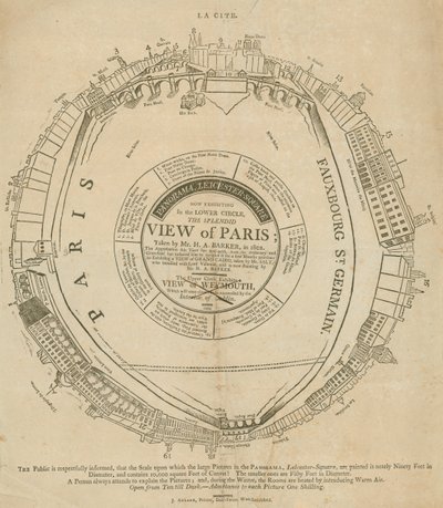 Paris, Panorama, Leicester Square, Londra