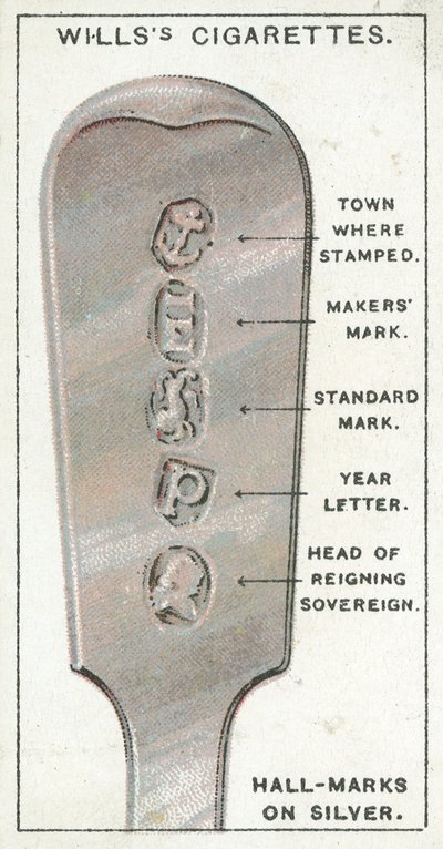 Gümüş Üzerindeki Hall-Marks by English School