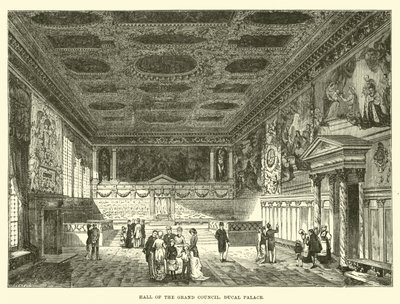Büyük Konsey Salonu, Ducal Sarayı by English School