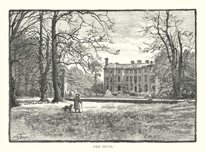 Ham House (gravür) by English School