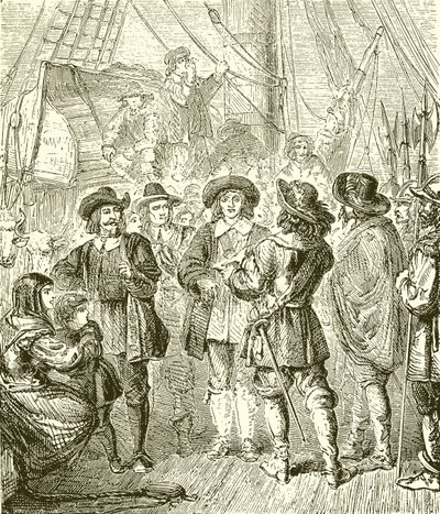 Hampden ve Cromwell'in Göçü Engellendi by English School