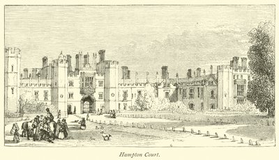 Hampton mahkemesi by English School