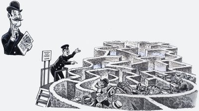 Hampton Mahkemesi Labirenti by English School