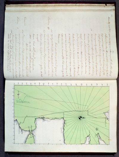 Portekiz ve İspanya kıyılarının elle çizilmiş haritası, 1756 (kağıt üzerine mürekkep) by English School