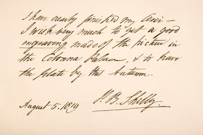 Percy Bysshe Shelley