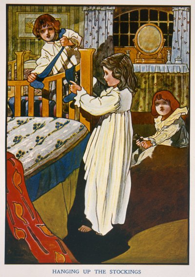 Hanging up the stockings  by English School