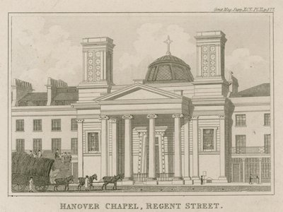Hanover Şapeli, Regent Caddesi, Londra by English School