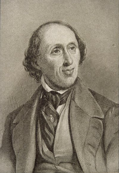 Hans Christian Andersen (1805-1875) by English School