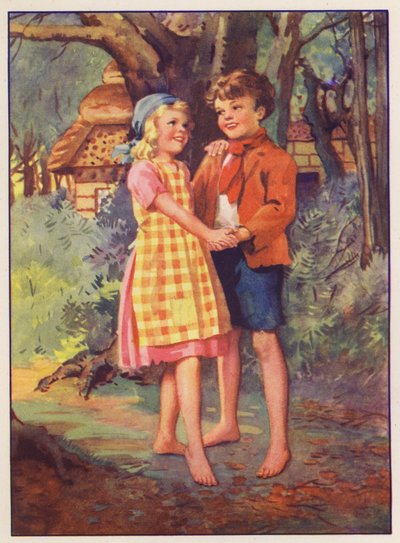Hansel ve Gretel (renkli lito) by English School