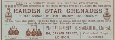 Harden Star Grenades, reklam by English School