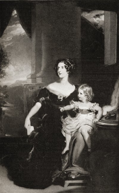 Harriet Duchess of Sutherland (1806-68)  by English School