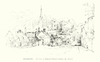 Harrow (gravür) by English School