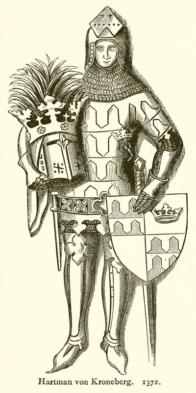 Hartmann von Kronenberg. 1372 by English School