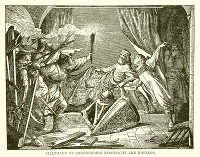 Siebeneichen'li Hartmann İmparatoru Kişileştirir by English School