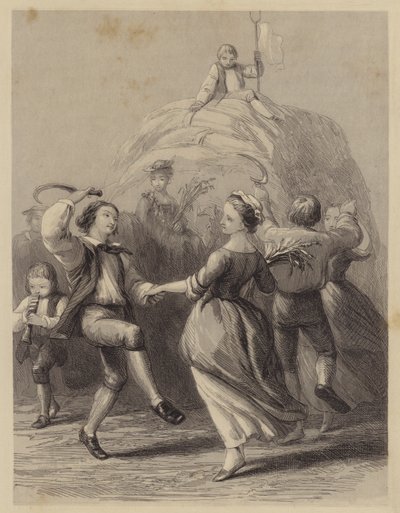 Hasat Dansı (gravür) by English School