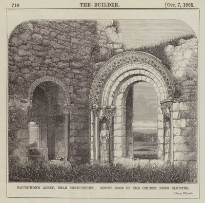 Haughmond Manastırı, Shrewsbury yakınlarında, Cloister