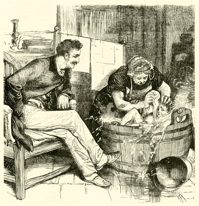 Banyo yapmak (gravür) by English School
