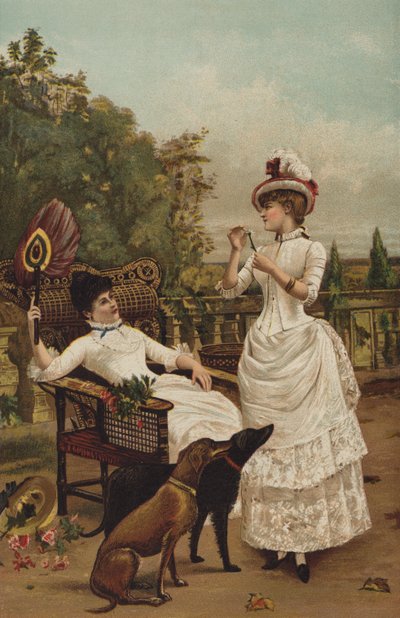 O Beni Seviyor, O Beni Sevmiyor! (chromolitho) by English School