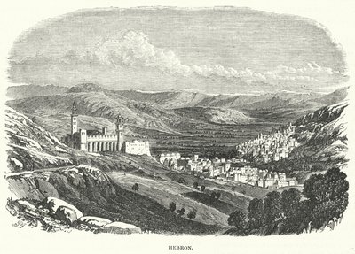 Hebron (gravür) by English School