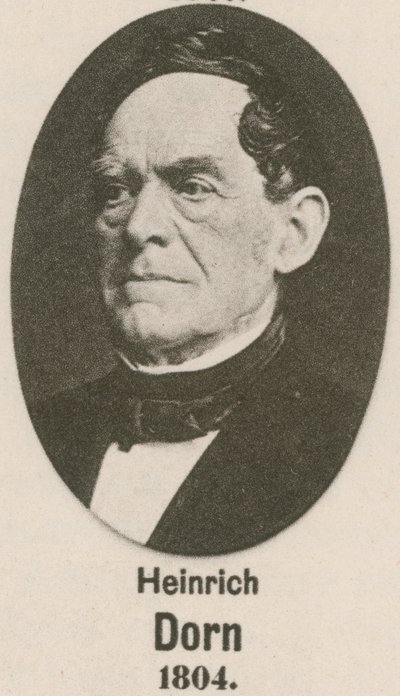 Heinrich Dorn (gravür) by English School
