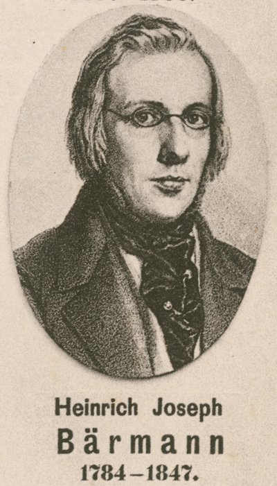 Heinrich Joseph Barmann (gravür) by English School