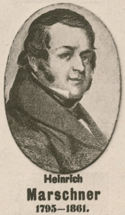 Heinrich Marschner (gravür) by English School