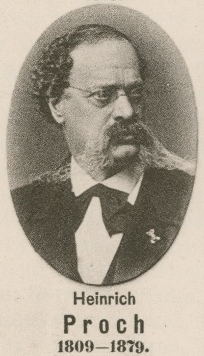 Heinrich Proch (gravür) by English School